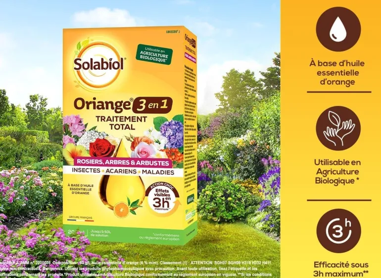 Traitement Total Oriange 3 en 1 ornemental 200ml SOLABIOL