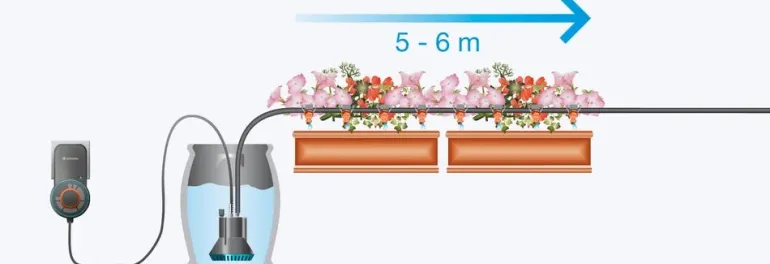 Transformateur avec minuterie intégrée 5/6m GARDENA