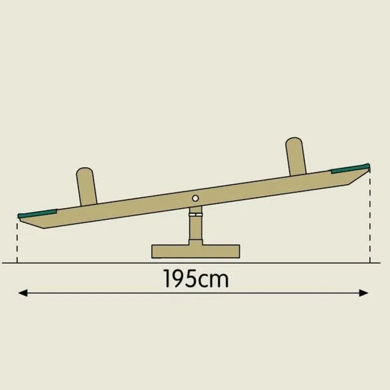 Trébuchet bois 205 x 36 x 56 cm TP TOYS