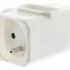Triplite 2 prises 2P+T 16A et 1 prise 6A latérales 1380W