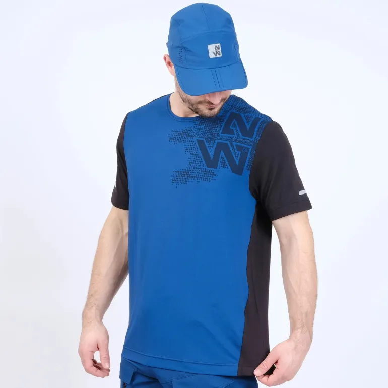 T-shirt manches courtes de travail Brisbane Pétrole