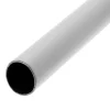 Tube de penderie rond Ø19x0,7mm acier plastifié blanc 1000mm
