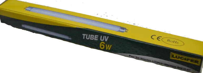 Tube néon UV 6W de rechange LUCIFER
