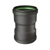 Tuyau 12cm F/F noir mat Ø80mm + 2 joints viton