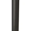 Tuyau 33cm noir mat Ø80mm + joint viton