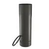 Tuyau coulissant + bague réglable noir mat Ø153mm