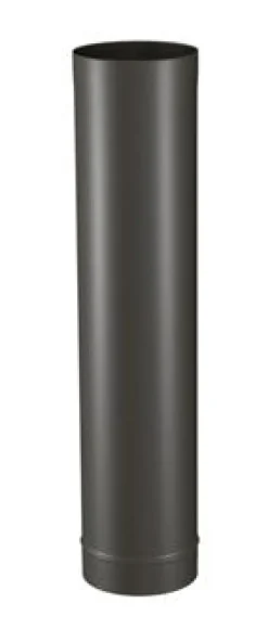 Tuyau noir mat 33 cm Ø125mm