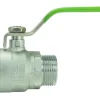 Vanne à shère 1/4T. NF manette longue double mâle M3/4