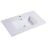 Vasque à encastrer rectangle blanche 80 cm AURLANE