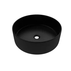 Vasque à poser ronde noir mat AURLANE