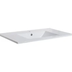 Vasque Ready 80 cm blanc céramique AURLANE