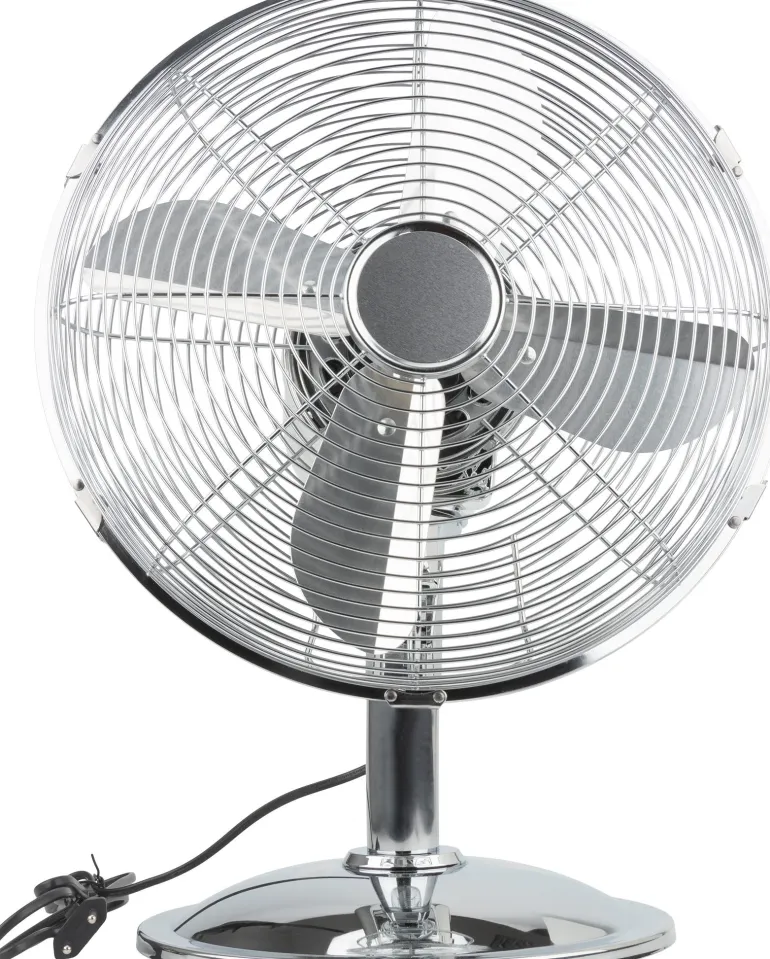 Ventilateur de table Boreas chromé Ø30cm 40W VOLTMAN