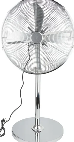 Ventilateur sur pied Boreas chromé Ø45cm 60W VOLTMAN