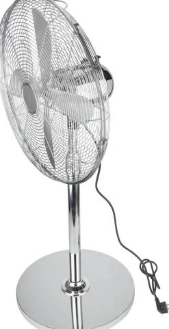 Ventilateur sur pied Boreas chromé Ø45cm 60W VOLTMAN