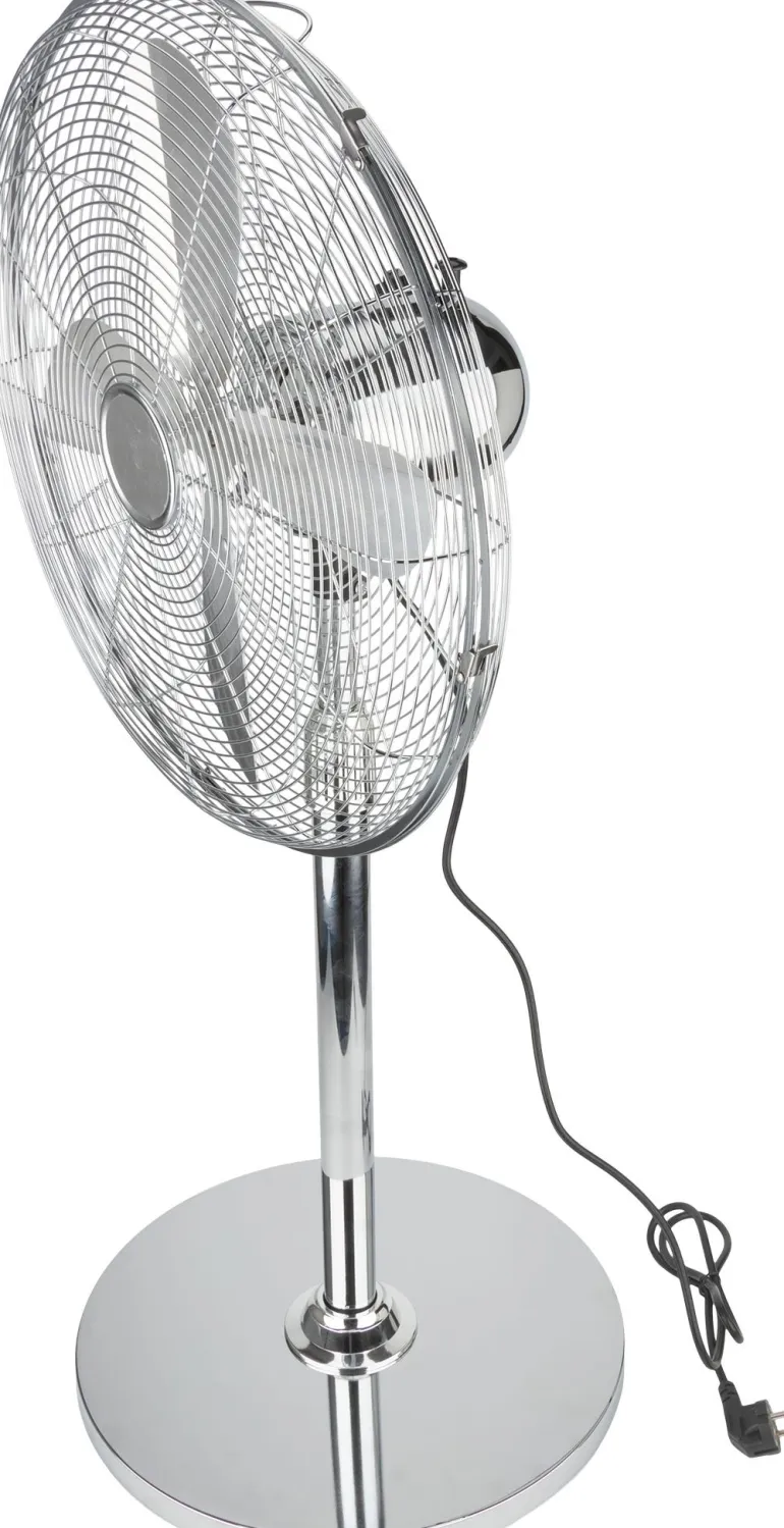 Ventilateur sur pied Boreas chromé Ø45cm 60W VOLTMAN