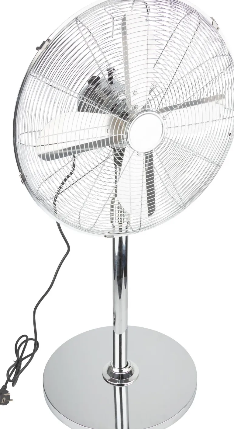 Ventilateur sur pied Boreas chromé Ø45cm 60W VOLTMAN