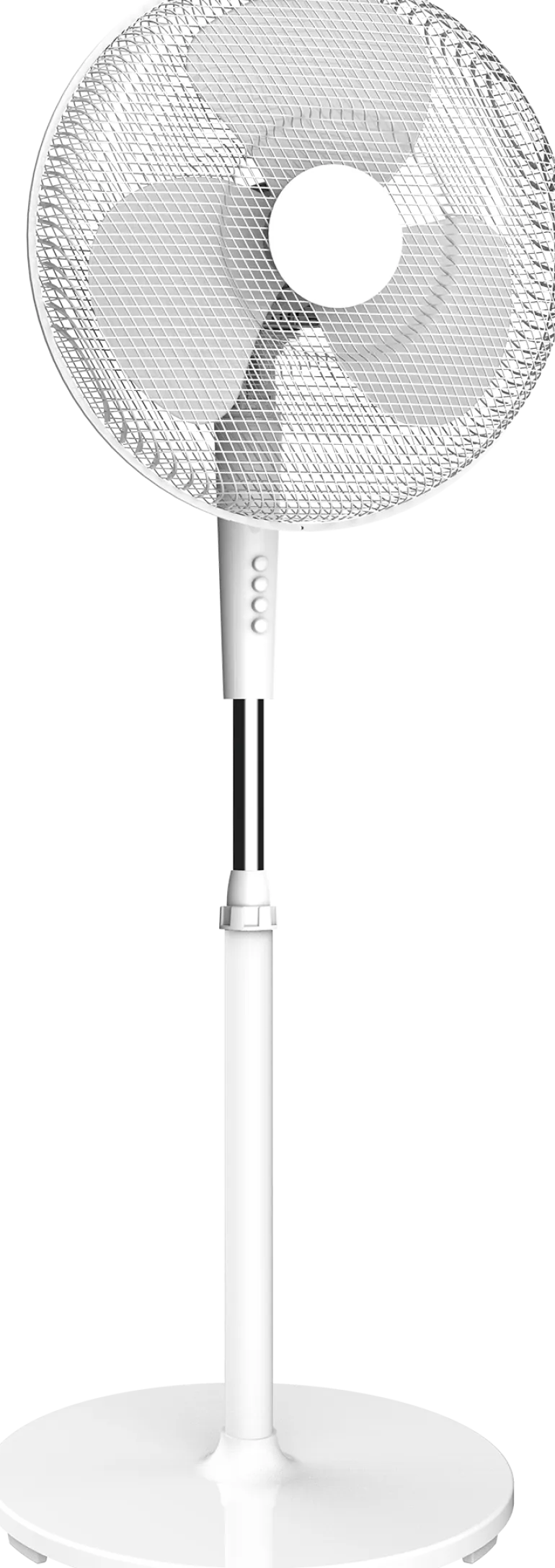 Ventilateur sur pied silencieux 45W Ø40cm blanc