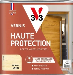 Vernis bois extérieur haute protection incolore 0,5L V33