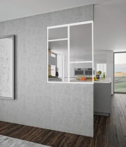 Verrière Concorde alu blanc verre clair 1125 x 865 mm