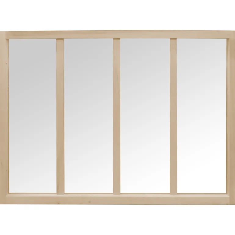 Verrière en kit Atelier brute 4 carreaux 108x47,8x4cm SKYLAB