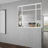 Verrière Orsay alu blanc verre clair 1125 x 1230 mm