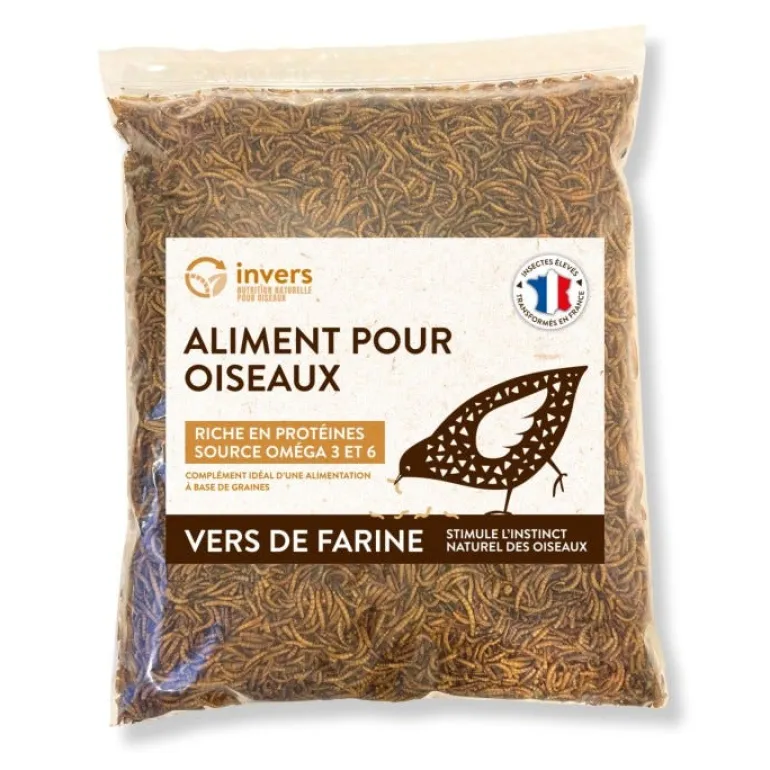 Vers de farine déshydratés 2,5 kg