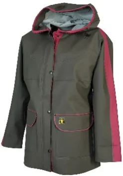 Veste ciré Isopop ert/rose pour femme GUY COTTEN