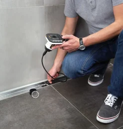 Vidéoscope avec tête de caméra étanche à l'eau LASERLINER