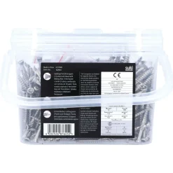 Vis terrasse tête fraisée TX acier A2 5x60mm+2 emb. (x500)
