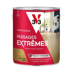 Vitrificateur gel escaliers incolore chêne moyen satin 2.5L