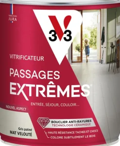 Vitrificateur passages extrêmes gris patiné mat 2,5L